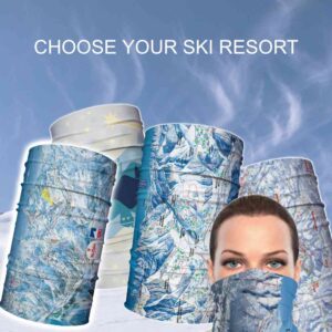 choose your ski piste map on a snood
