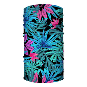 Vibrant tropical print snood