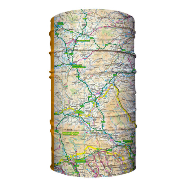 Brecon Beacons wearable map snood