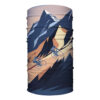 mountain riding snood in pink and blue