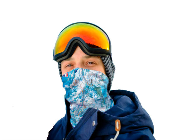 Tignes and Val D'Isere Piste Map snood
